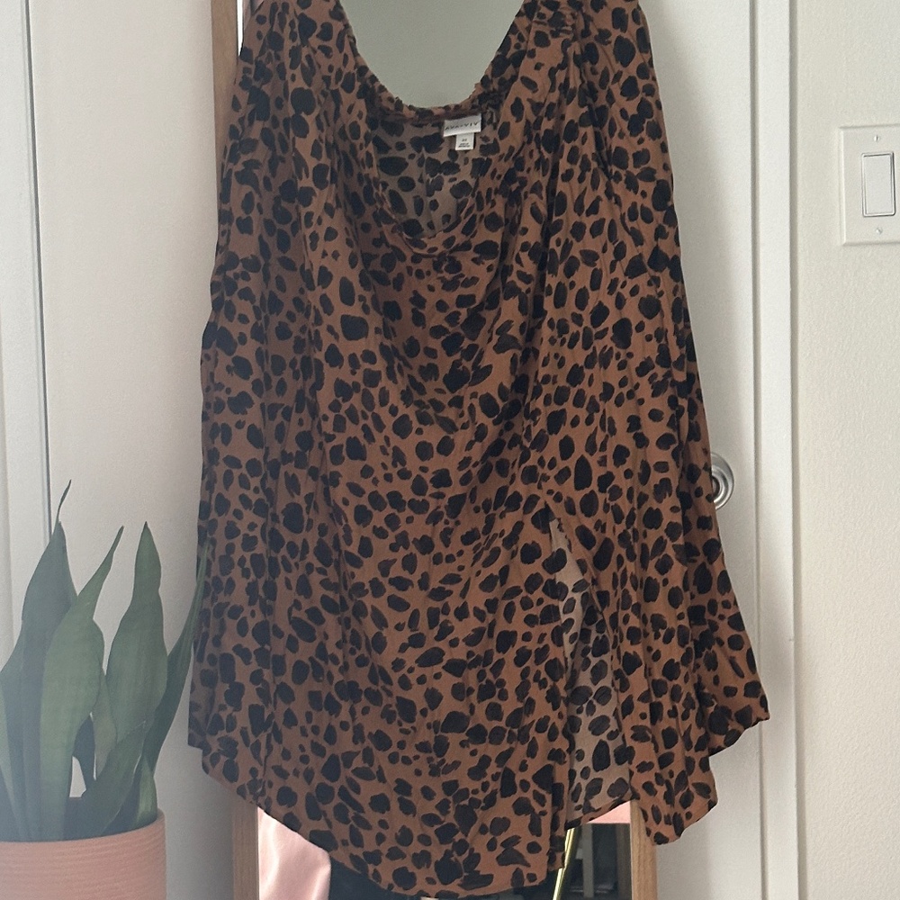 Ava & Viv Plus Size Polka Dot Skirt